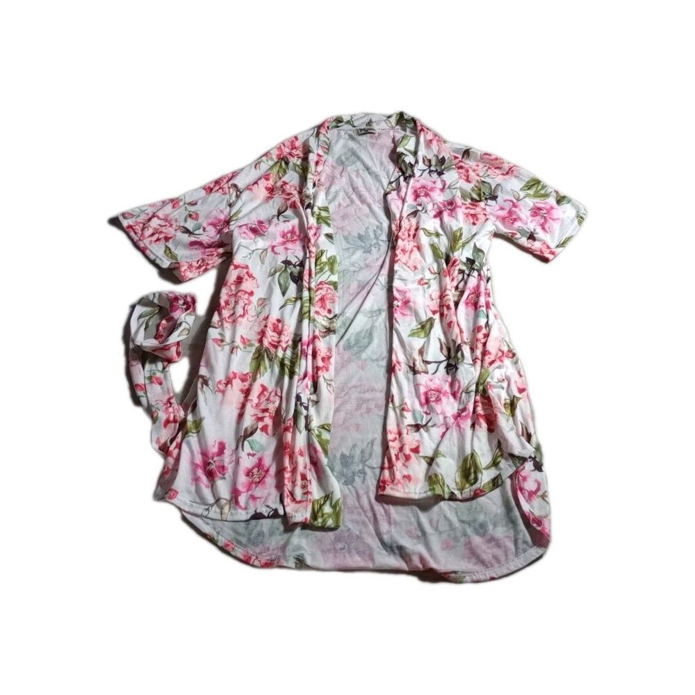 Show Me Your Mumu Brie Robe, Garden of Blooms, One Size, White/Pink Floral